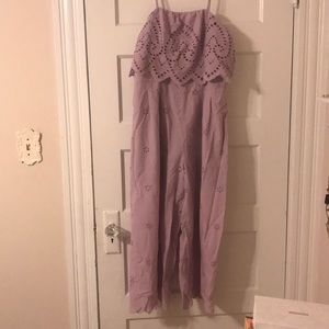 Lavender lace jumpsuit